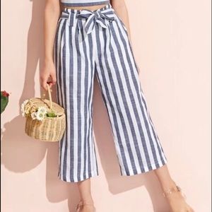 5/40 SALE SHEIN Girls Ruffle Tie Waist Pants Size 11-12Y